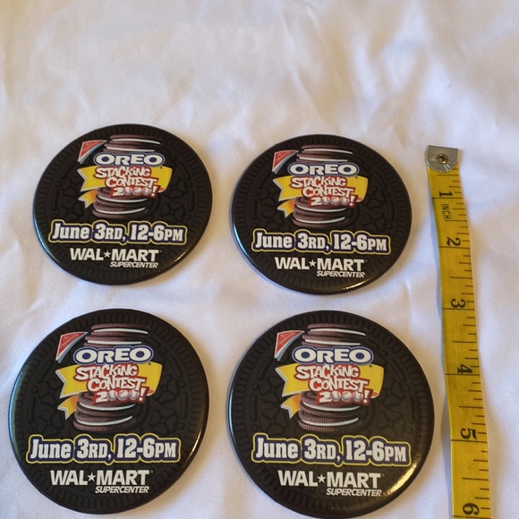 Oreo Stacking Contest Button Pins - Picture 2 of 5